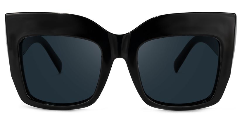 Alberta Cat Eye Black Sunglasses