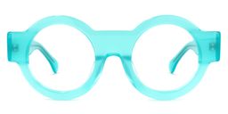 Hardnett Round Turquoise Glasses0