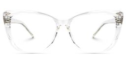 Farris Clear Cat eye Glasses0