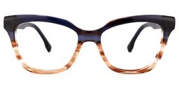 Merari Square Brown Glasses0