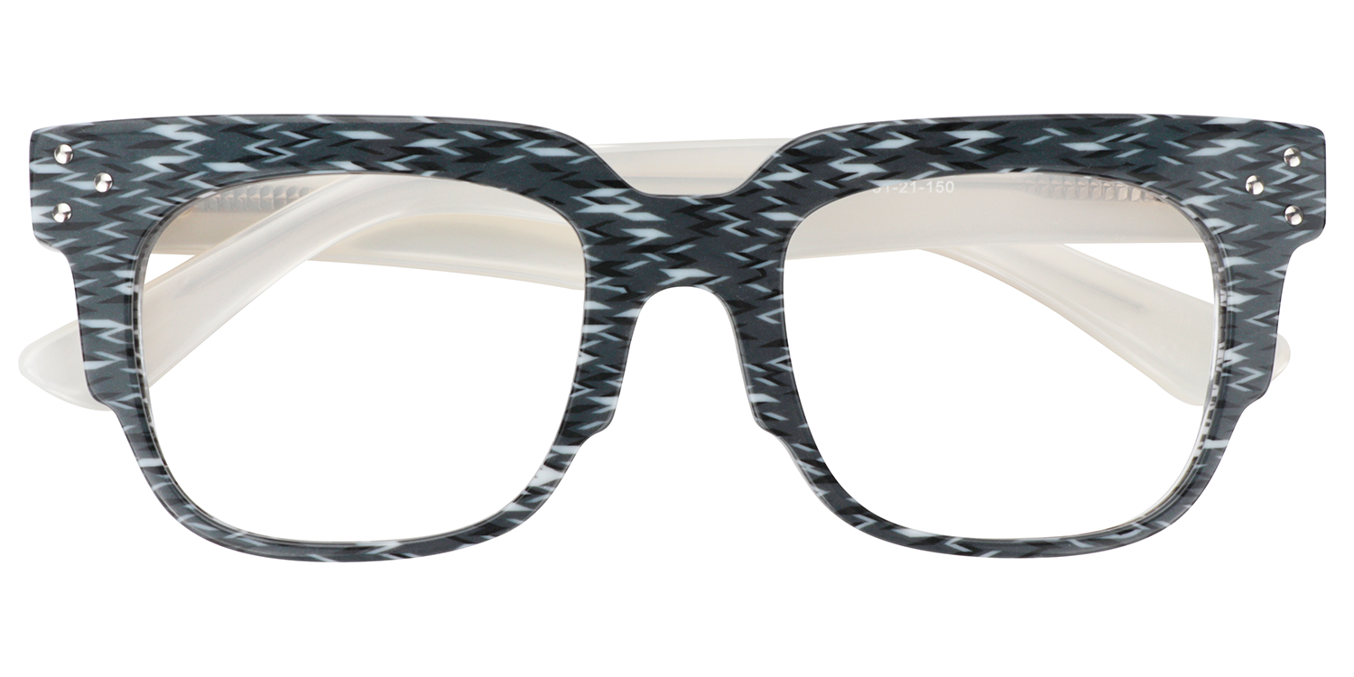 Square Gray Glasses | Zeelool Glasses1