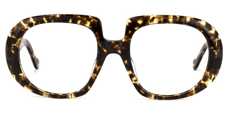 Mackenzie Geometric Dark-Tortoise Glasses