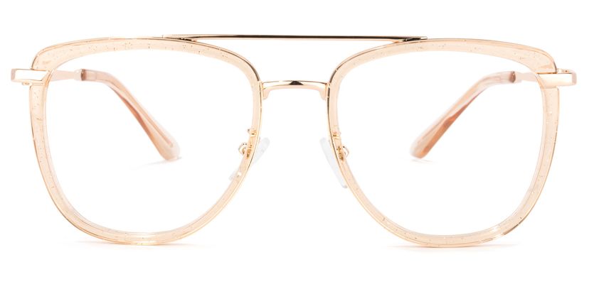 Sanders Aviator Beige Glasses