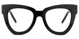 Hassan Cateye Black Glasses0