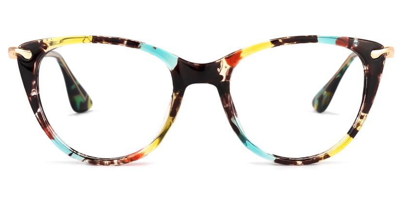 Clement Cat Eye Floral Glasses