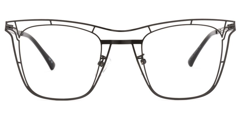 Gedern Square Black Glasses