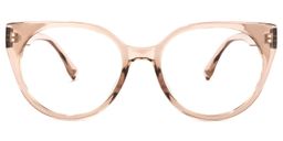 Sampson Round Beige Glasses0