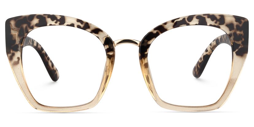 Denis Cat Eye Light Tortoise Glasses