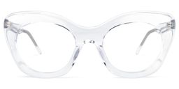 Maria Cat-eye Clear Glasses0