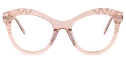 Mileva Cateye Beige Glasses0