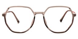 Gonzalez Geometric Brown Glasses0
