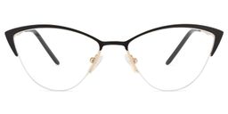 Celina Cat Eye Black Glasses0