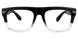 Bridgette Square Clear Glasses0