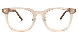 Priscilla Square Beige Glasses0