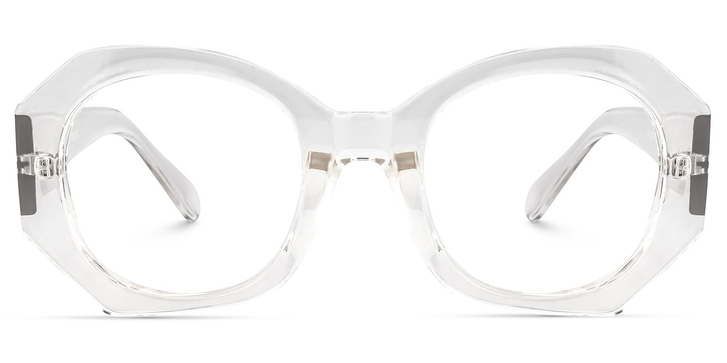 Geometric Clear Glasses | Zeelool Glasses0