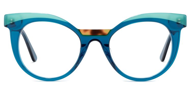 Lismary Cateye Blue Glasses