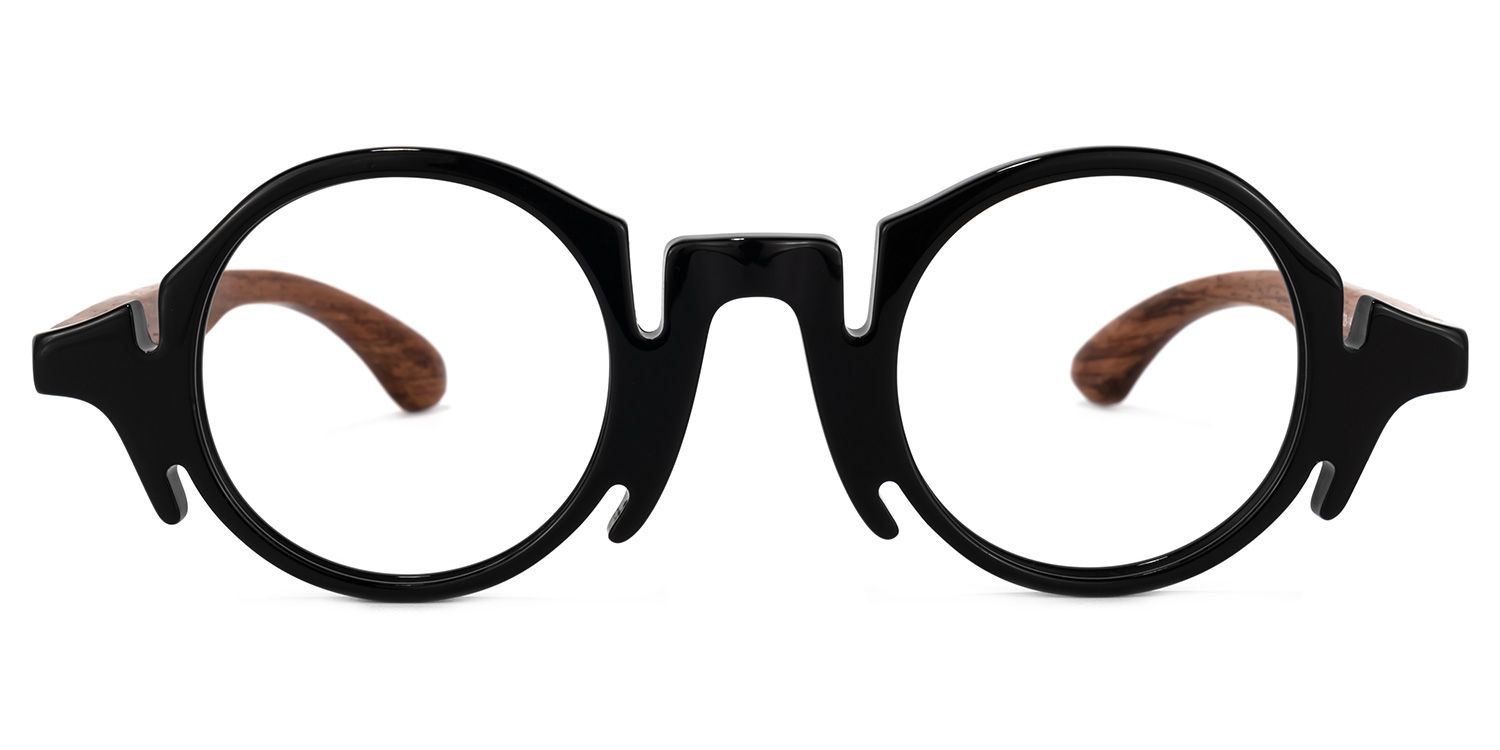 Round Black Glasses | Zeelool Glasses0
