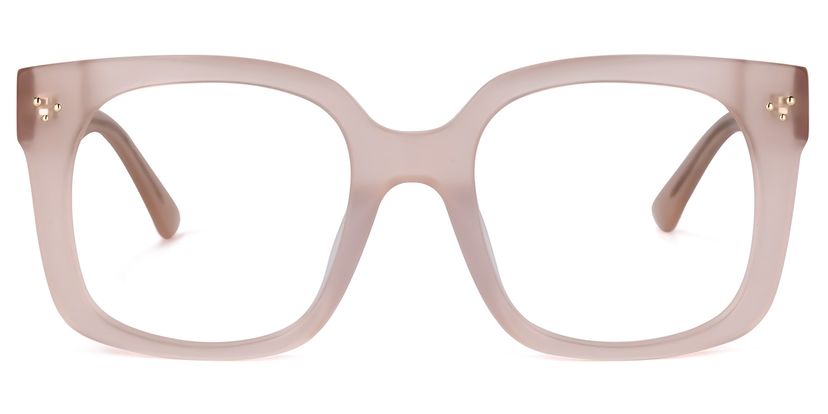 Paisley Square Pink Glasses