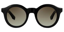 Barger Round Black Sunglasses0
