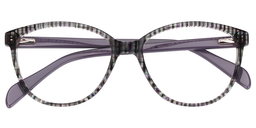 Demi Cateye Light Purple Glasses1