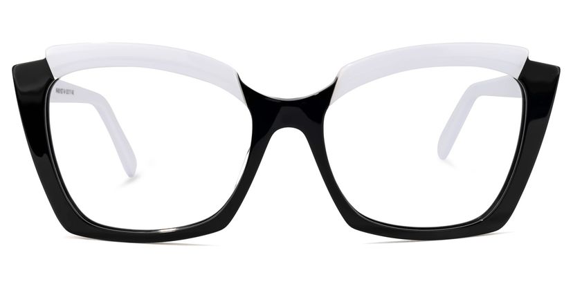 Benesa Browline Black Glasses