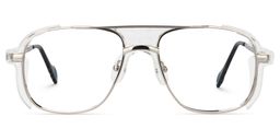 Dickinson Aviator Silver Glasses0