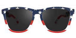 Theo Square USA Flag Sunglasses0