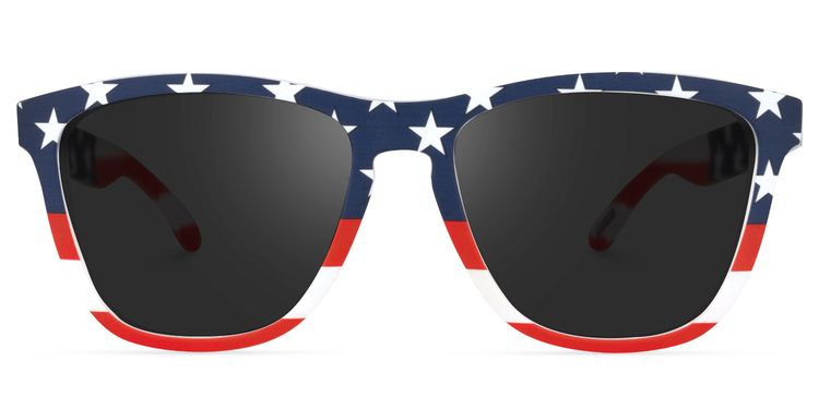 Theo Square USA Flag Sunglasses