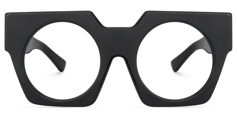 Lambert Geometric Black Glasses