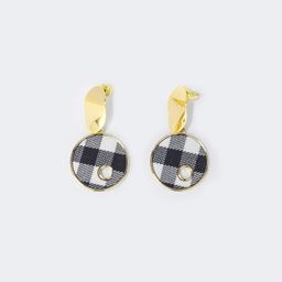 Stylish Modern Fabric Earrings1