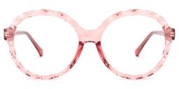 Lila Round Pink Glasses0