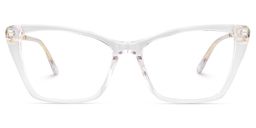 Douglass Cat Eye Clear Glasses0