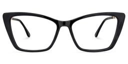 Douglass Cat Eye Black Glasses0