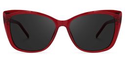 Farris Square Red Sunglasses0