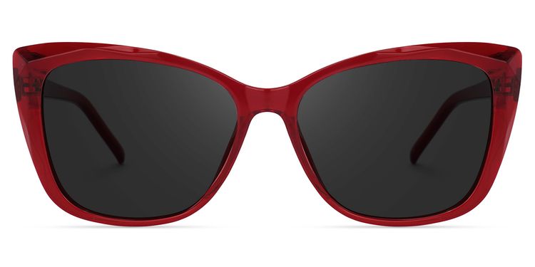 Farris Square Red Sunglasses