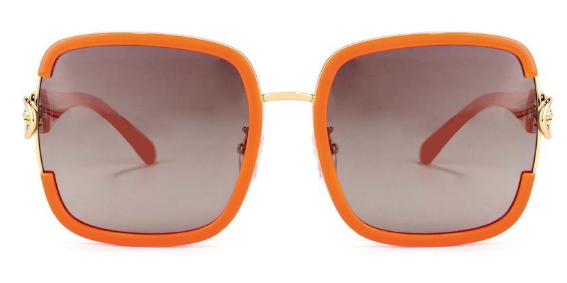 Whelan Square Orange Sunglasses