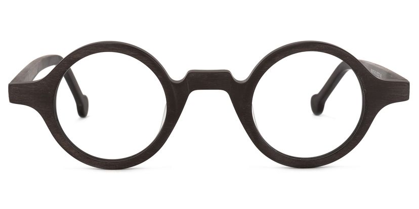 Arale Round Burnt Umber Glasses
