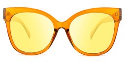 Mario Cateye Earthy-Yellow Sunglasses0
