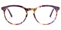 Early Round Purple Glasses0