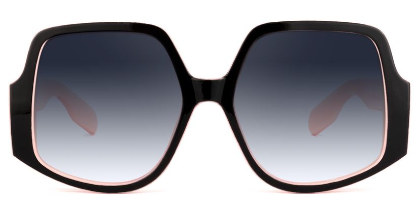Melissa Geometric Black Sunglasses