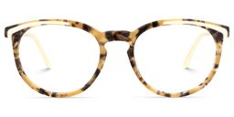 Early Round Yellow-Tortoise Glasses0