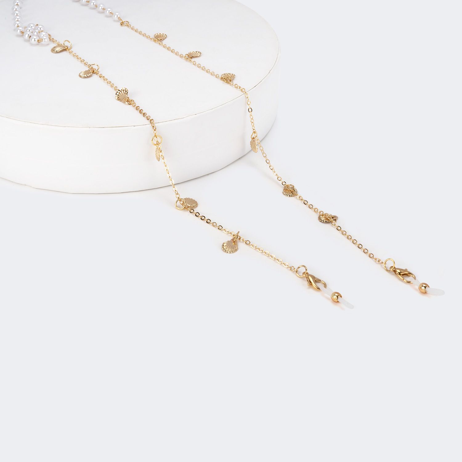 Fashion Pearl Non-slip Metal Chains | ZEELOOL UK0