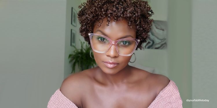 Hilary Butterfly Pink Glasses