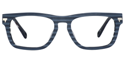 Samuel Rectangle Dark Blue Glasses0
