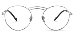 Chico Round Silver Glasses0