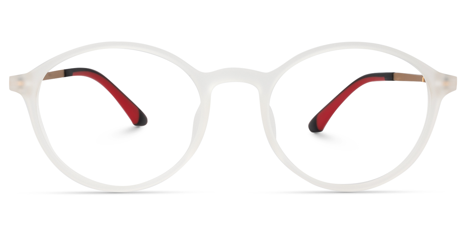 Round White Glasses | Zeelool Glasses0