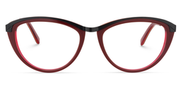 Cirocco Cat Eye Dark Red Glasses0
