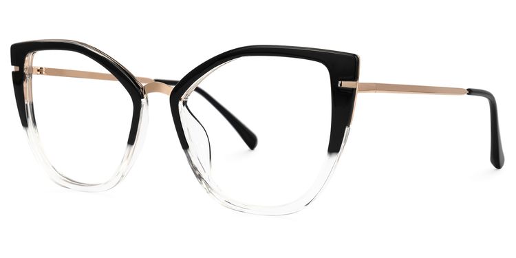 Tabrieah Black Cat eye Glasses