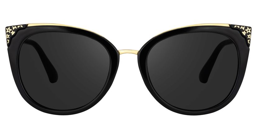 Dalton Cat Eye Black Sunglasses