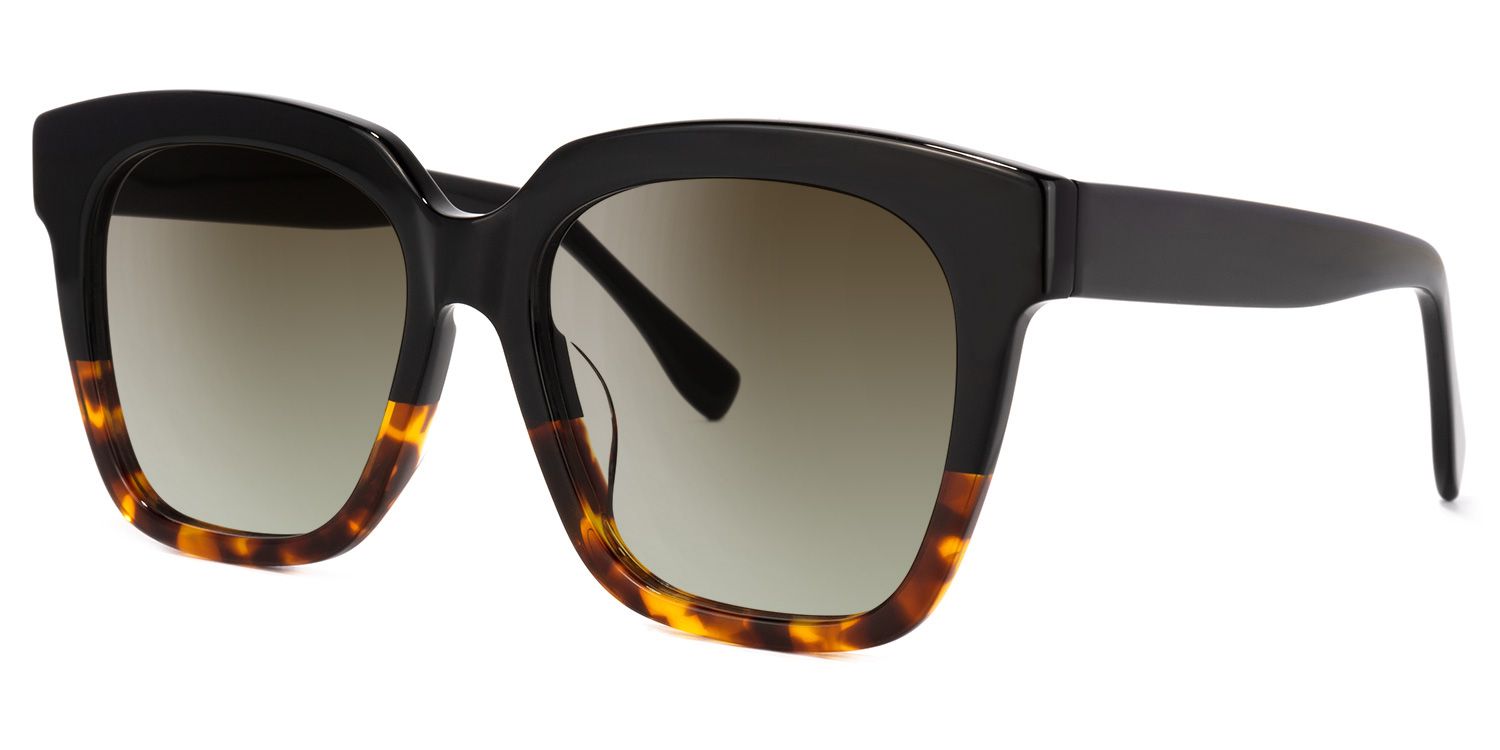 Xion Square Tortoise Sunglasses for Women & Men | ZEELOOL UK1